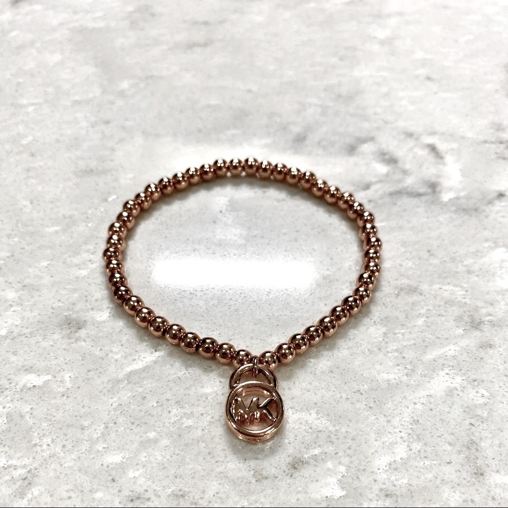 Michael Kors Rose Gold Padlock Bracelet